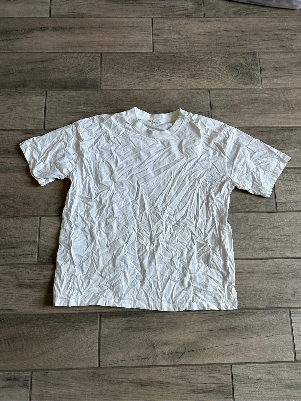 Glassons White Short Sleeve Crewneck Tee